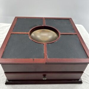 Vintage The Bombay Company Valet Box Change & Key Holder Desk Organizer Display